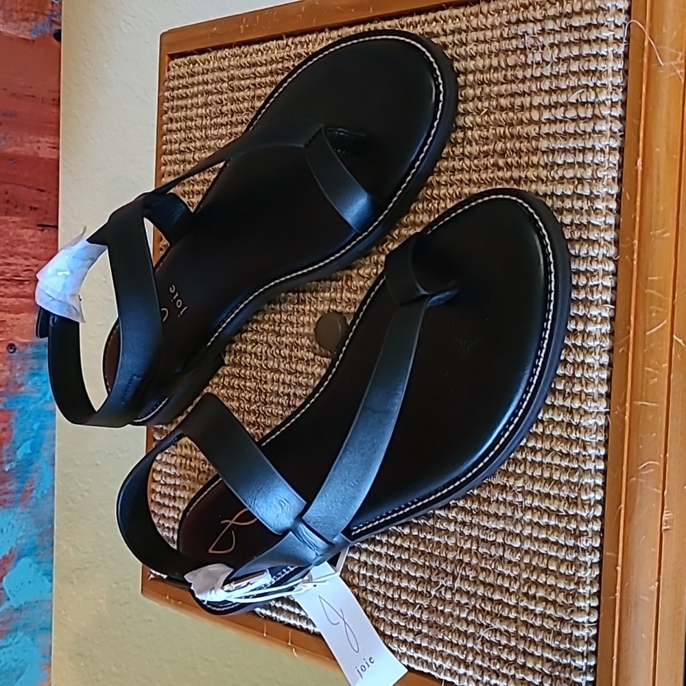 Joie Lennox Slide Sandals In Black Size 9.5